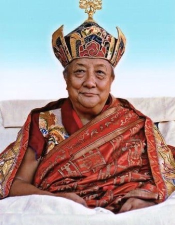 Portrait of H.H. Dilgo Khyentse Rinpoche (The 2nd Supreme Head of Ngagyur Nyingma Tradition)