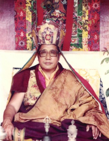 Portrait of H.H. Drubwang Padma Norbu Rinpoche (The Third Supreme Head of Ngagyur Nyingma Tradition)