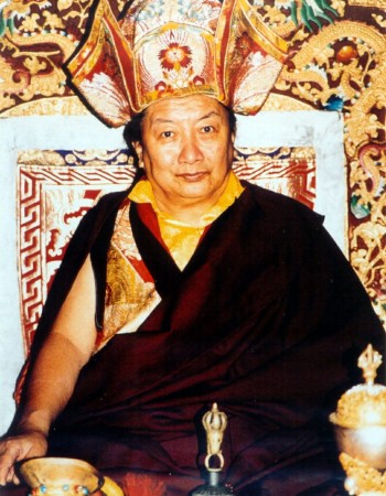 Portrait of H.H. Minling Thrichen Rinpoche ( The fourth Supreme Head of Ngagyur Nyingma Tradition)