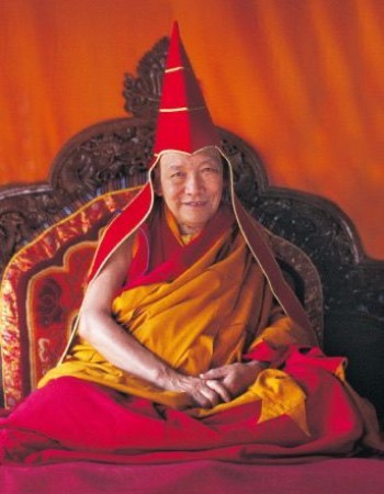 Portrait of H.H. Trulshik Rinpoche (The fifth Supreme Head of Ngagyur Nyingma Tradition)