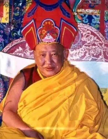 Portrait of H.H. Taklung Tsetrul Rinpoche (The Sixth Supreme Head of Ngagyur Nyingma Tradition)