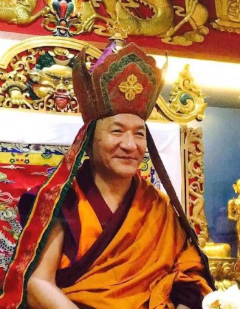Portrait of H.H. Kathok Getse Rinpoche (The Seventh Supreme Head of Ngagyur Nyingma Tradition)