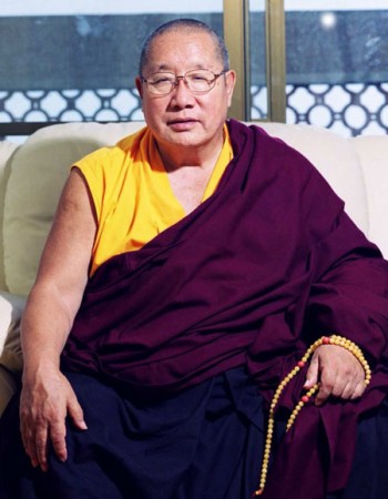 Portrait of His Holiness Drubwang Pema Norbu Rinpoche