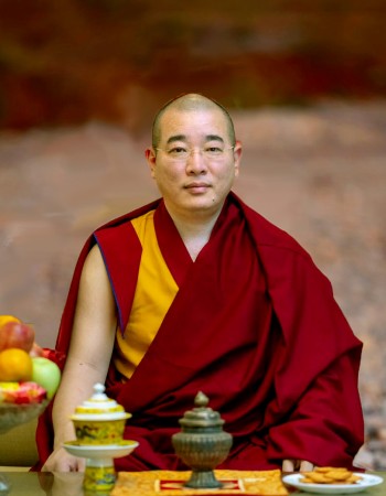 Portrait of Chogtrul Gyangkhang Rinpoche (Chief of Namdroling Monastry)