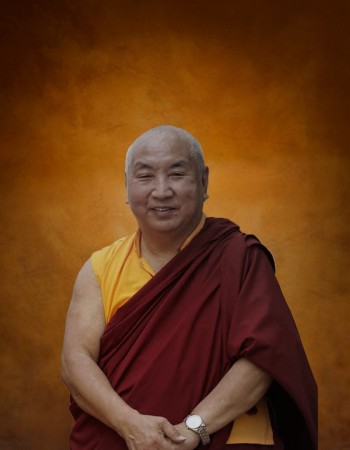 Portrait of Khenchen Namdrol Tshering (Chief of Namdroling Monastry)