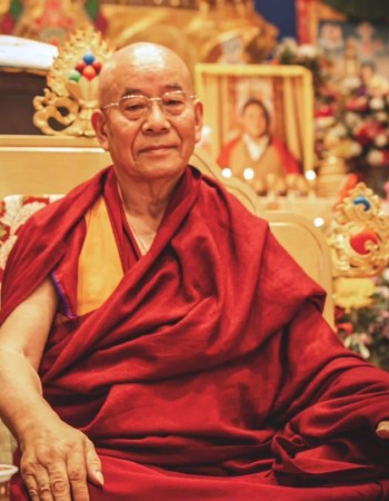 Portrait of Khenchen Pema Sherab Rinpoche